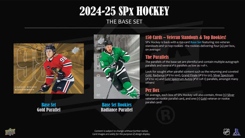 24 UPPER DECK SPX HOCKEY