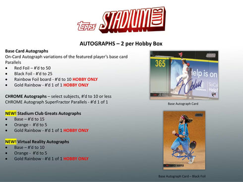 21 TOPPS STADIUM CLUB BASEBALL HOBBY