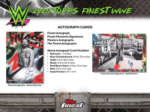 25 TOPPS WWE FINEST